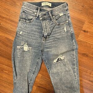 Abercrombie super skinny high rise